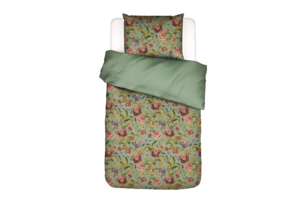 ESSENZA Rosanella Basil green dekbedovertrek